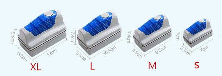 Magnetic Aquarium Brush Fish Tank Cleaner Magnetic Brush Aquarium Tank Fish Tools Floating Brush Glass Algae Cleaning Scraper