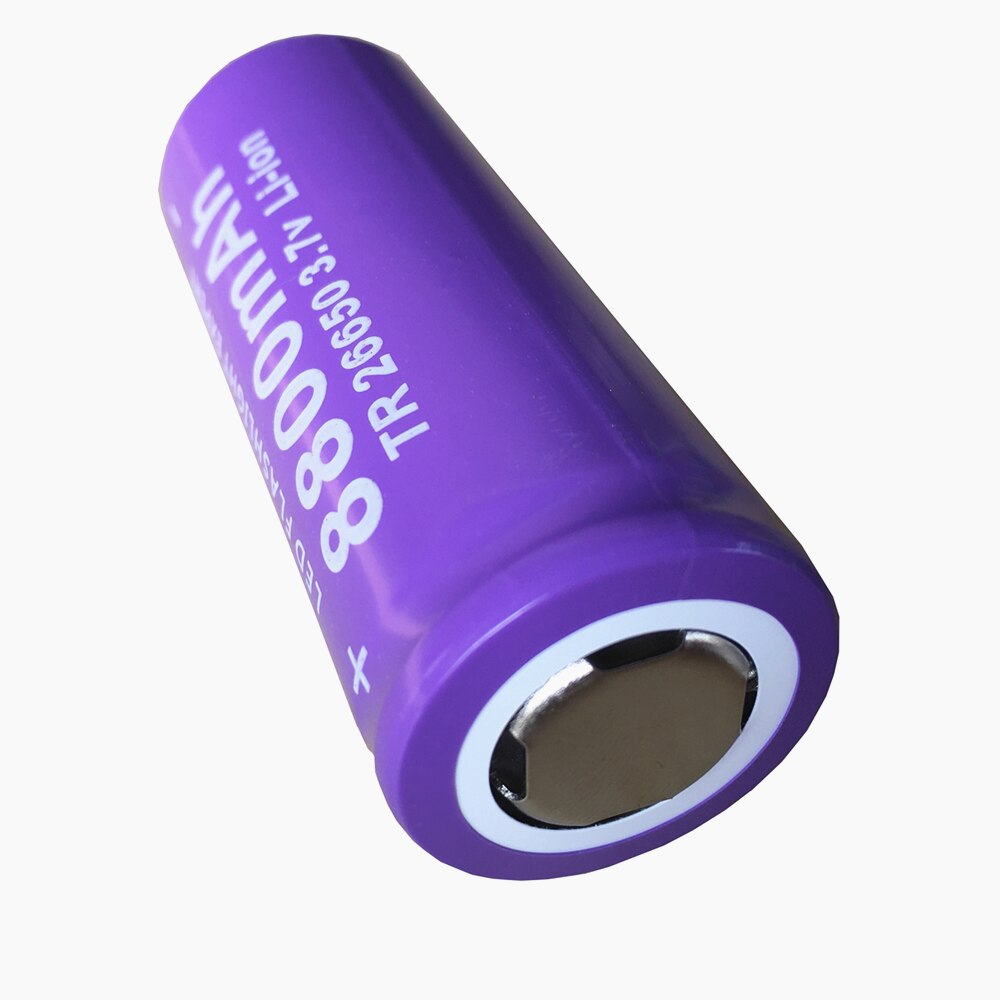 100% 3.7V 26650 Batterij 8800Mah Li-Ion Oplaadbare Batterij Voor Led Zaklamp Zaklamp Li-Ion Batterij Accumulator Batterij