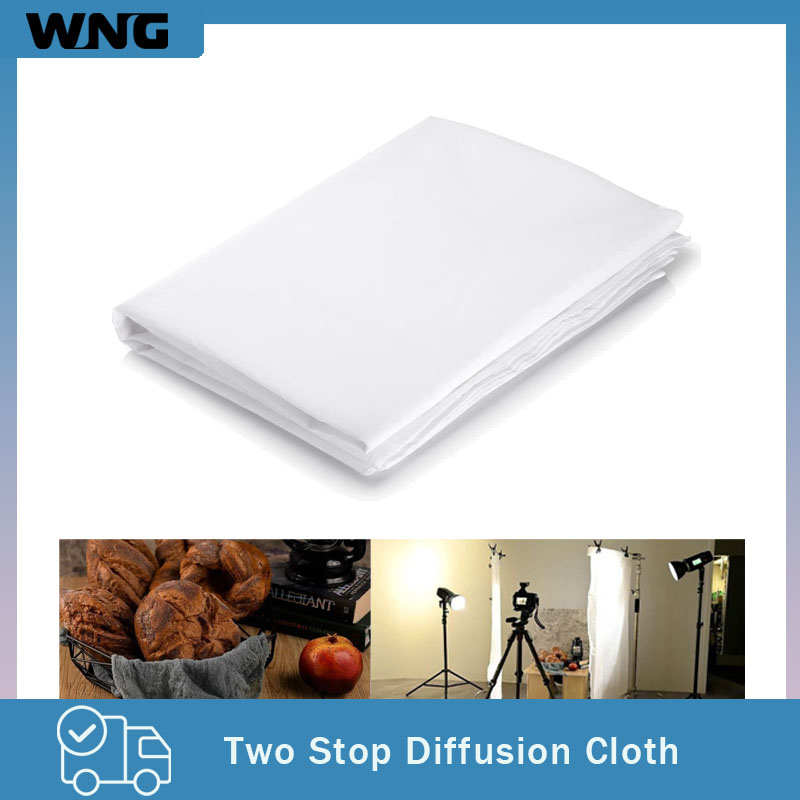 DIY 2 parada de difusión tela difusora de fotografía tela 1,5x2M tela modificada de luz para iluminación Softbox caja de luz Panel de tienda
