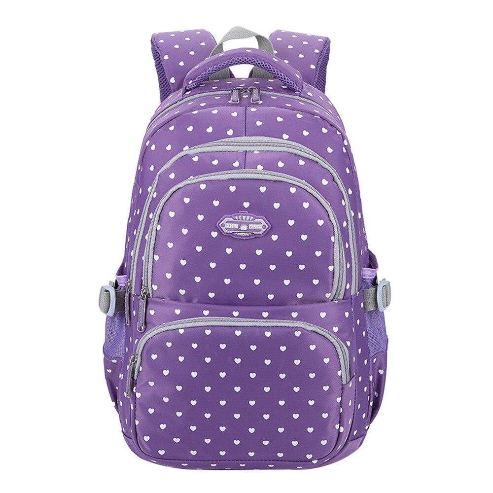 School Backpack for Teenage Girls Children School Bags Kids Book Bags Orthopedic Backpack Laptop Travel Bags for Teenage: purple