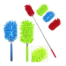 Telescopic Microfiber Duster House Cleaning Long Handle Retractable Duster Household Air-condition Furniture Cleaning Supplies