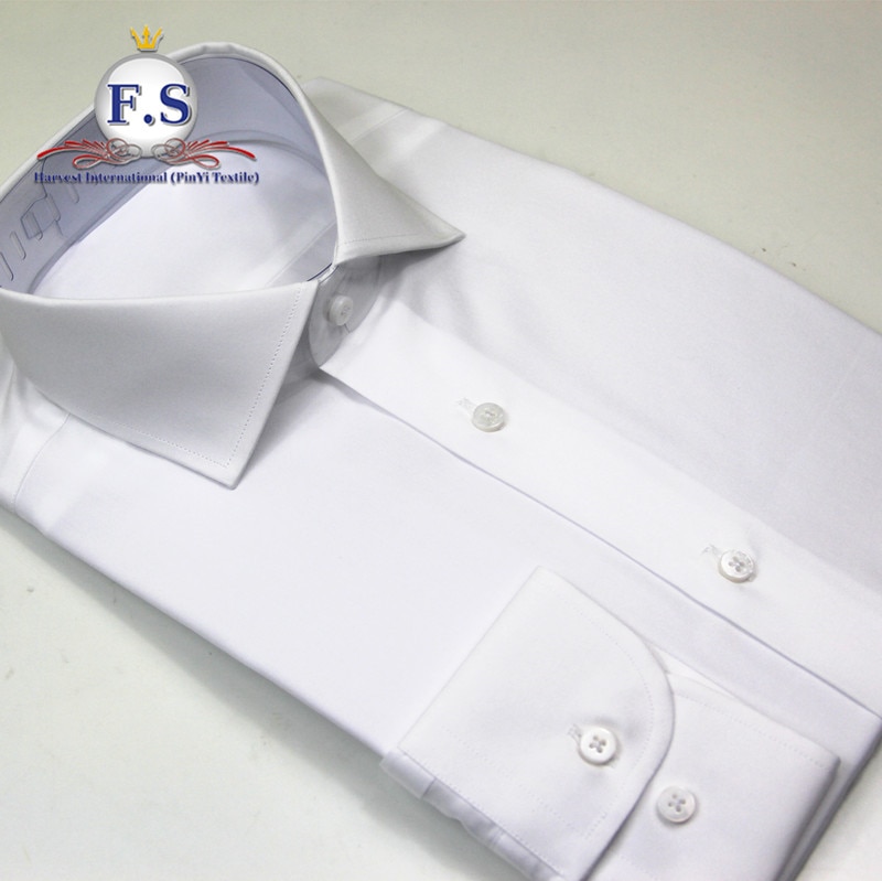 made to measure 120's popline men dress shirt with long sleeve