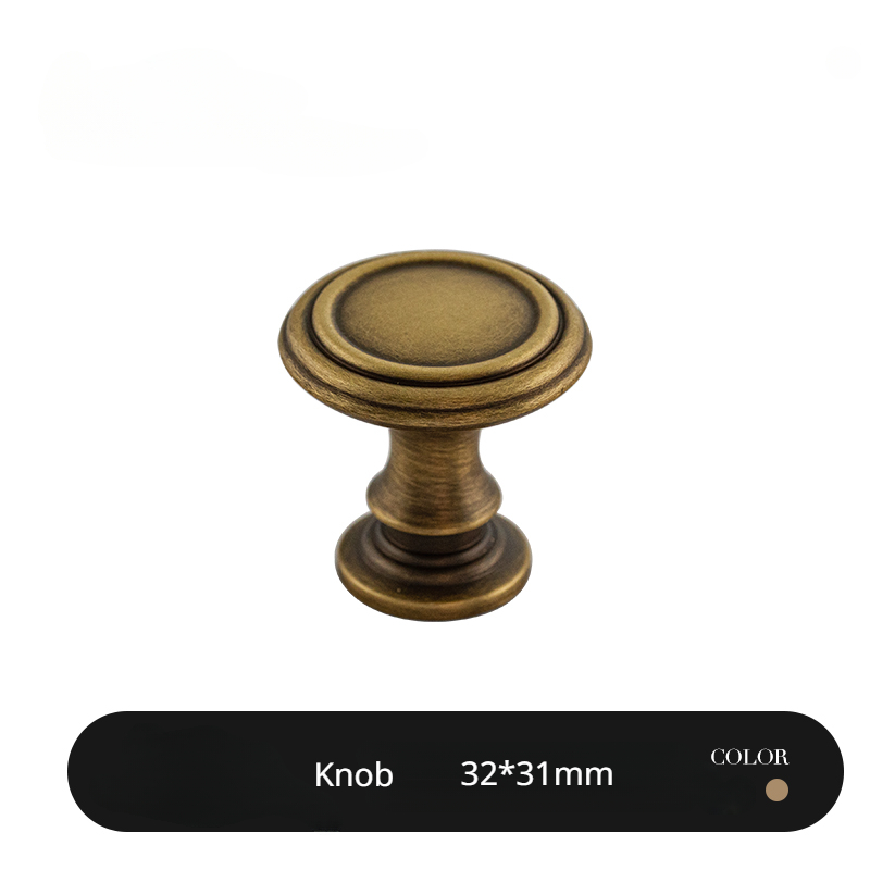 Perillas y tiradores de armario de cocina simples de bronce Vintage, tiradores de cajón, perillas de dormitorio, barra en T de latón, tirador de armario: Negro