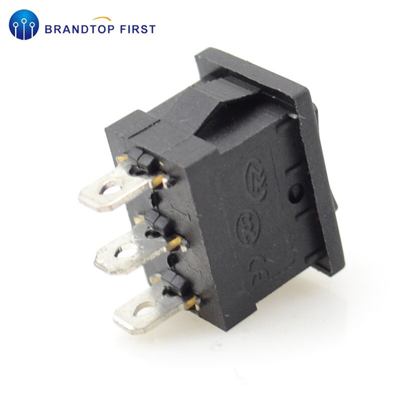 2pcs 21*15mm Momentary self-reset Rocker switch (ON)-OFF-(ON) 3pins