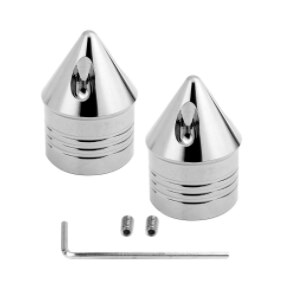 1 Pair Motorcycle Front Axle Nut Cover Cap Bolt For Harley Dyna Fat Bob Touring Electra Glide Road Glide Sportster Iron 883 1200: C