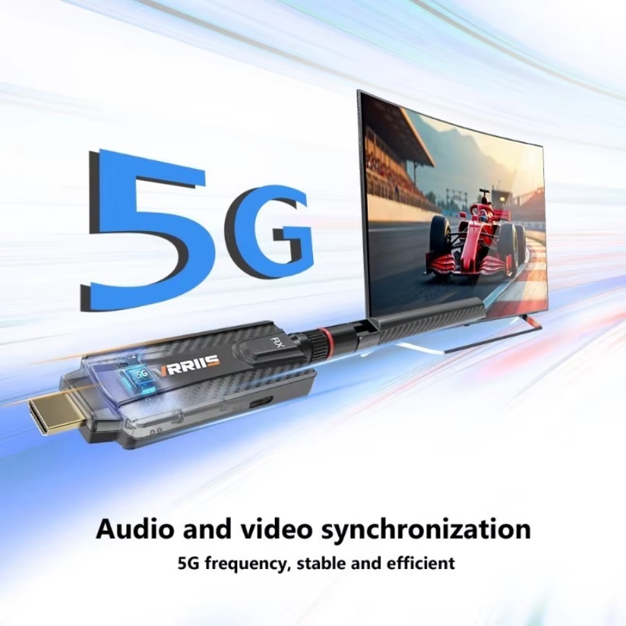 5g 1080p 200m langaton hdmi-videolähetin ja -vastaanotin jatkepakkaus tv-tikkuadapteri tv-boksiin, näyttöön, projektoriin, tietokoneeseen