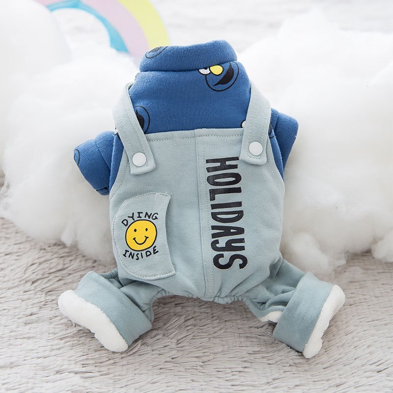 Overalls letter dog Clothes Jumpsuits for dogs Clo... ??? Grandado