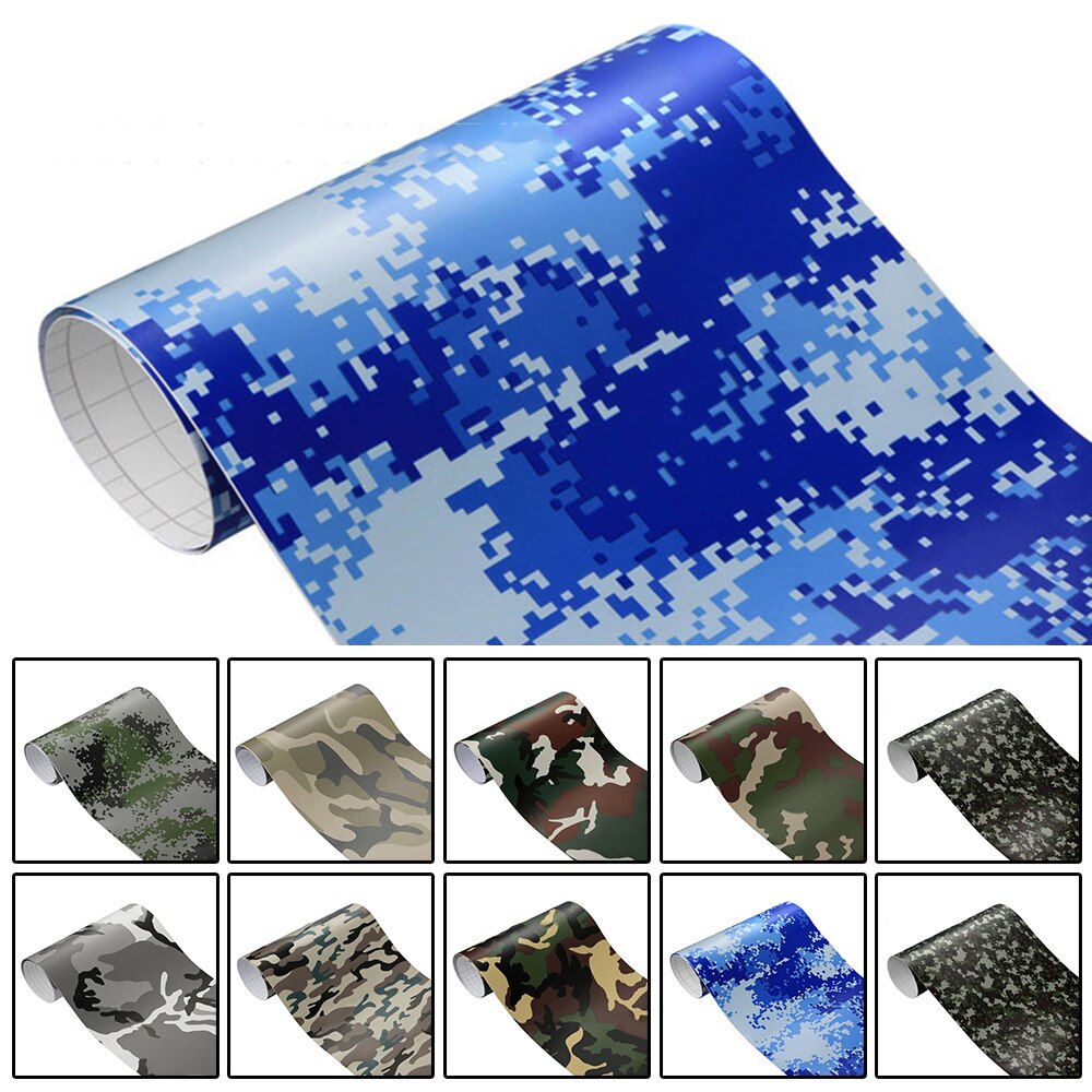 Decor Auto Sticker Waterdicht Camouflage Stijl Pvc Wrap Film Auto Sticker