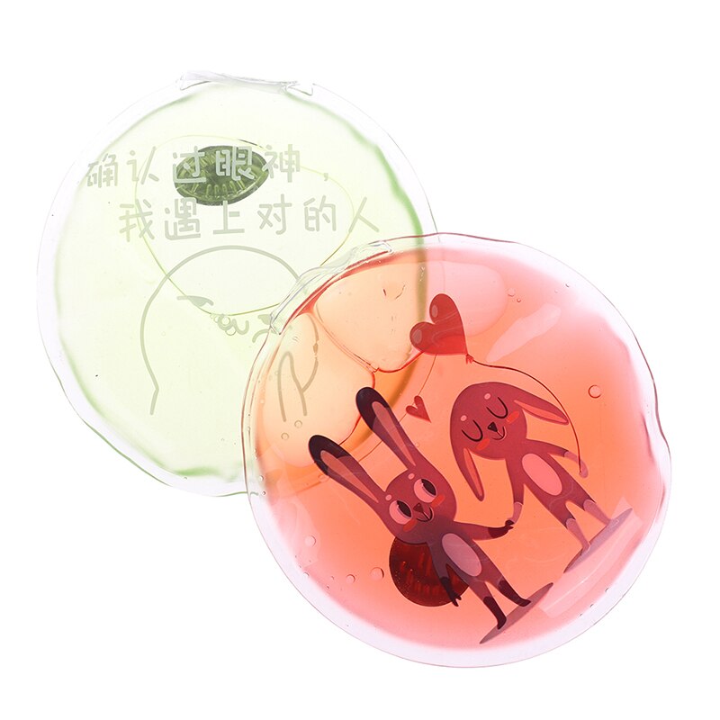 Scaldamani in gel riutilizzabile invernale mini 1 pz scaldamani istantaneo con stampa di parole divertenti divertenti
