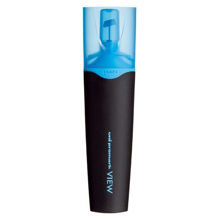 6 Stuks Uni Mitsubishi USP-200 Markeerstiften Marker Pen Premium Fluorescerende Pen Schuine Tip 6 Kleuren Beschikbaar: Blauw