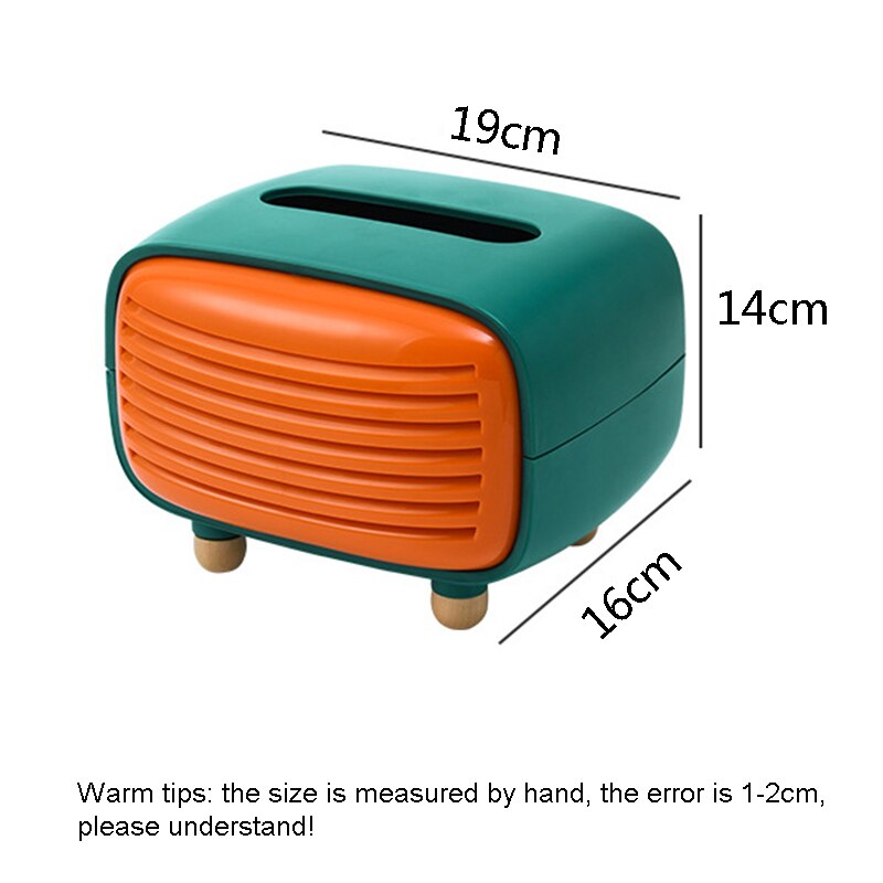 Tissue Box Imitation Radio Paper Drawer Box Simple Paper Towel Storage Box