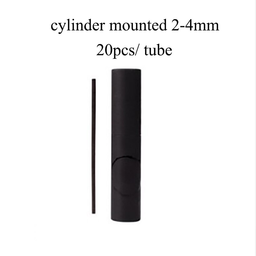 1 sæt 30 stk /20 stk cylinder bomulds pilstrimmel til kunstner oliemaleri skitsering trækulstrimler kulkulstænger: Cylinder 2-4mm