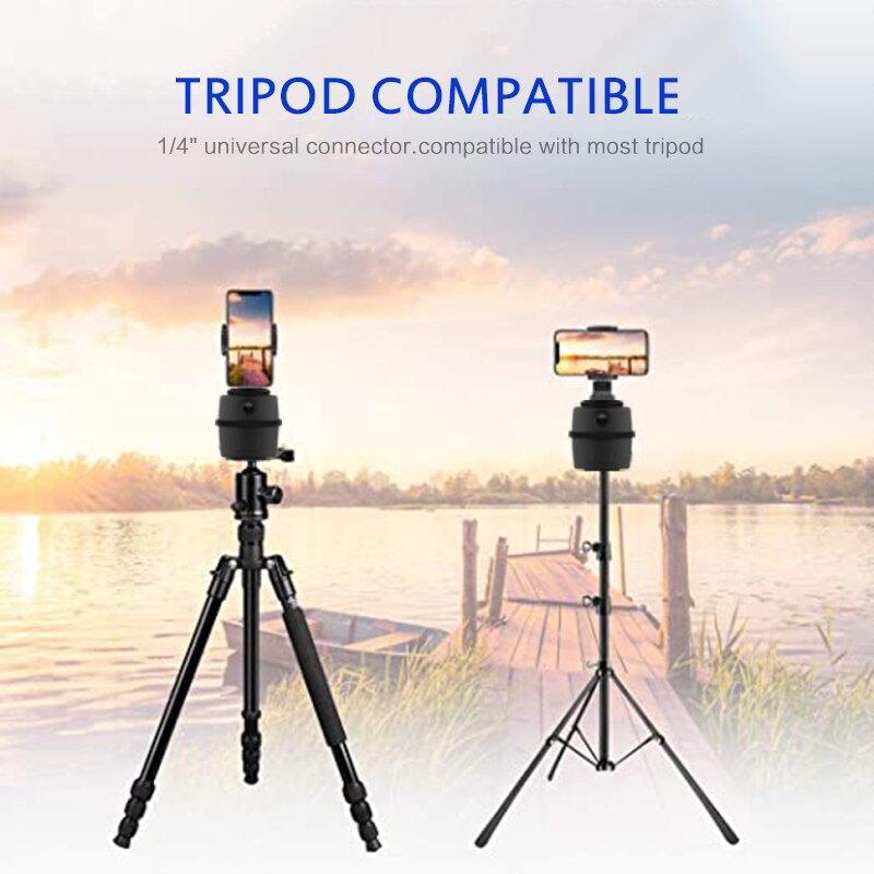 720P Ordinateur HD Caméra Webcam IA Suivi Du Visage 270 ° Tournante Intelligente PTZ Objet Personnel Suivi Caméra Robot Selfie Bâtons