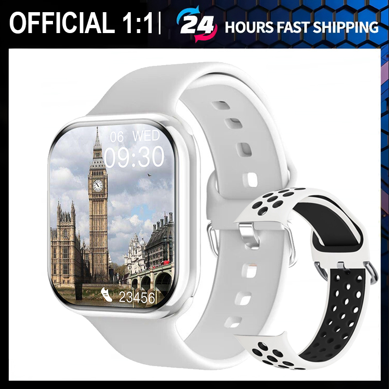 2025 Nuova Serie IW9 Orologio 9 GPS Track Astuto Della Vigilanza Degli Uomini di Donna HD Chiamata Bluetooth IP68 Impermeabile Sport Astuto Della Vigilanza Per Android IOS: Grigio