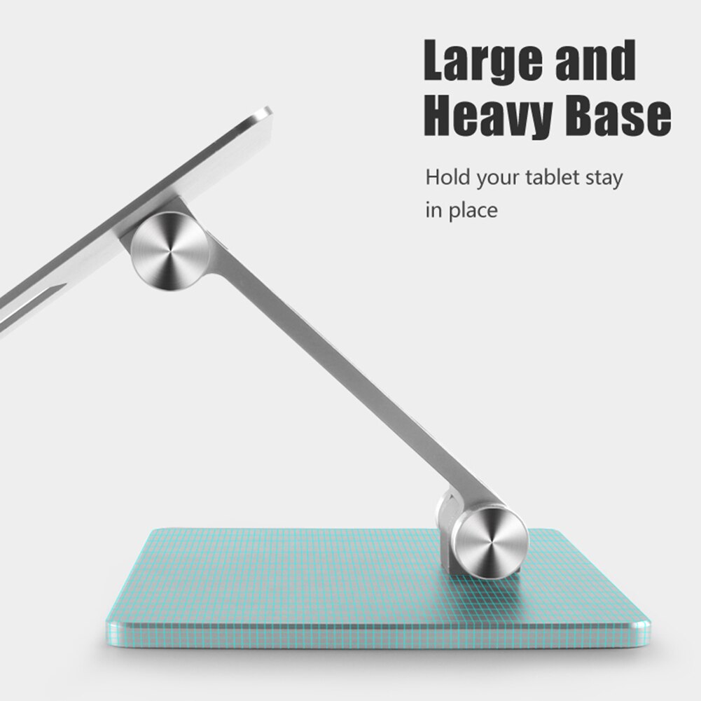 Tablet Stand Aluminum Desktop Adjustable Stand Foldable Phone Holder For iPad Pro 12.9 11 Air Mini iPhone Samsung Xiaomi
