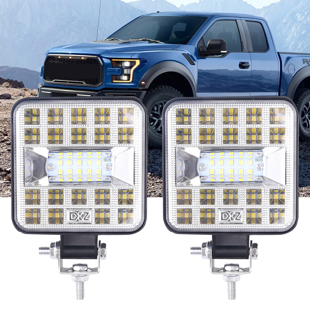 LED Car Work Light Aluminum Camping LED Work Light Bar Combo Flood Beam offroad Driving Work Fog Light For offroad