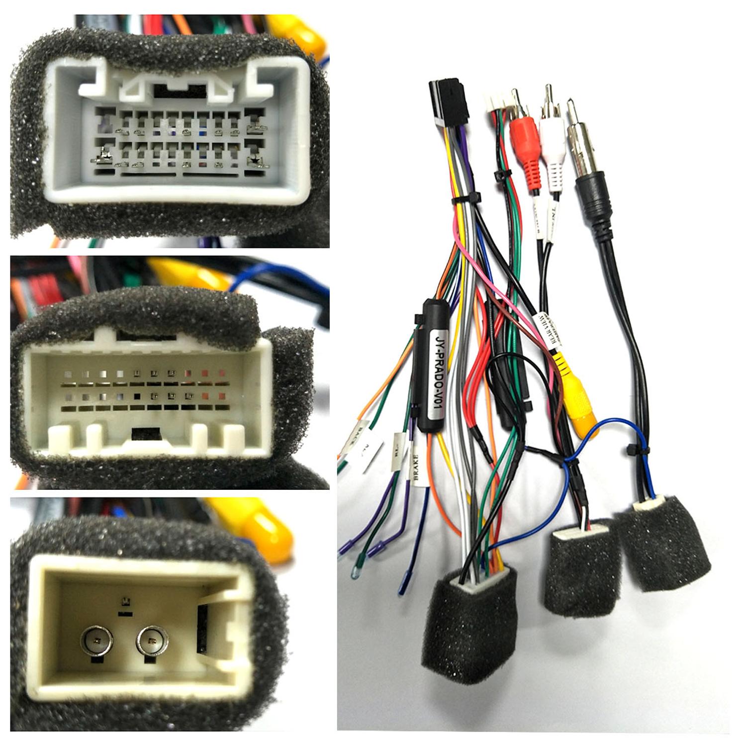 ARKRIGHT Canbus Box/Canbus decoder Canbus protocol box with Power Cable for Toyota Camry/Highlander/Prado 2007 car radio: harness cable 1