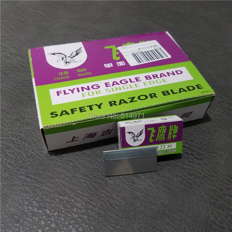 100 pcs/pack Single Edge Safety Razor Blades for Solder Removing the Polarizer Film