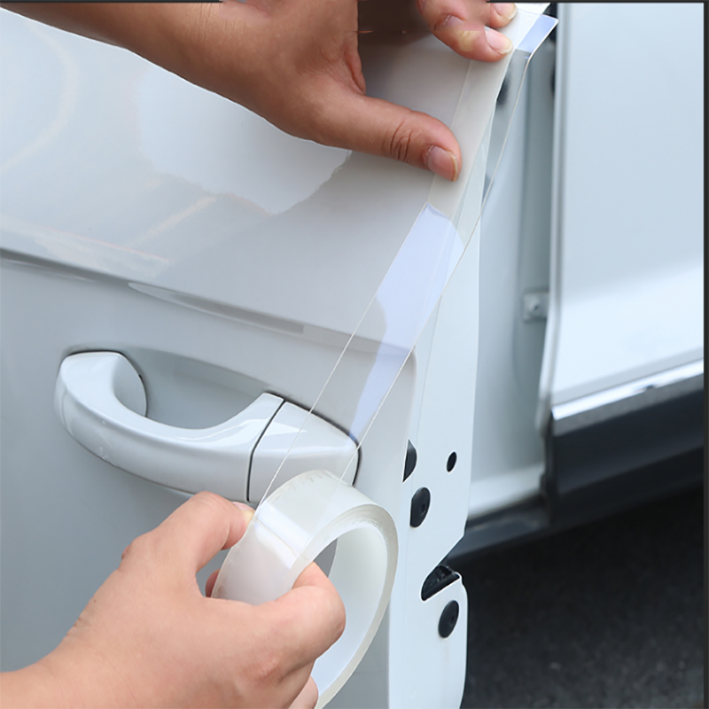 Para Hyundai Sonata 9 accesorios de coche película protectora de puerta anticolisión Nano pegatina Invisible de 3 metros