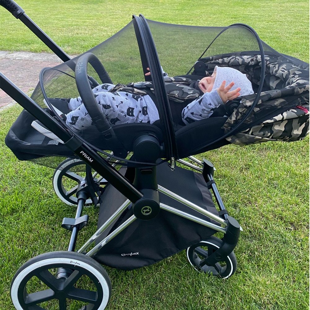Mosquiteiro universal 95%, para carrinhos de bebê, berço, cybex, quinny, joia, yoyacare, yoyaplus, goodbaby, xiaomi