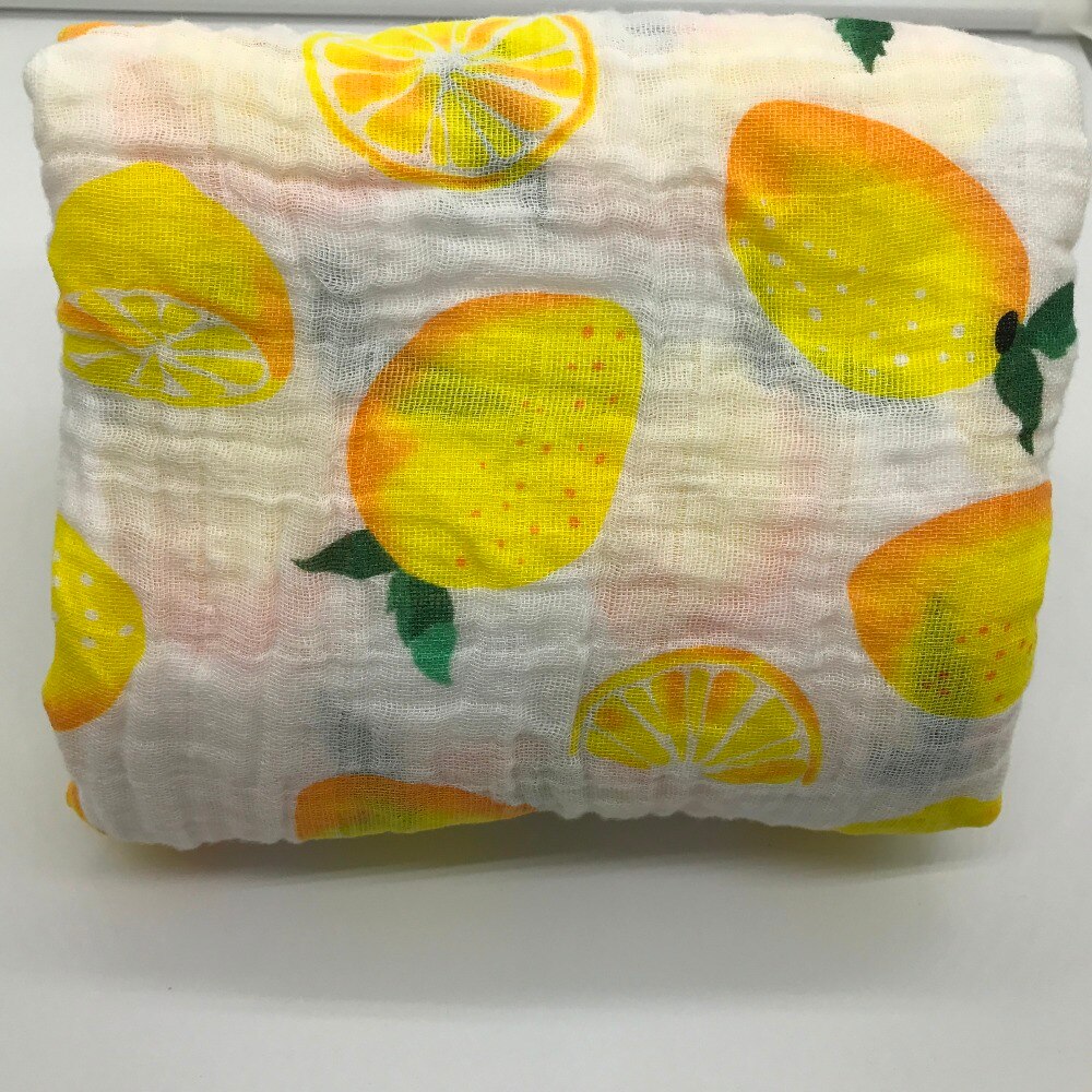 Recién Nacido muselina swaddle manta infantil 100% algodón doble gasa Toalla de baño bebé Swaddle mantas mantener envolturas 120cm * 120cm 150g