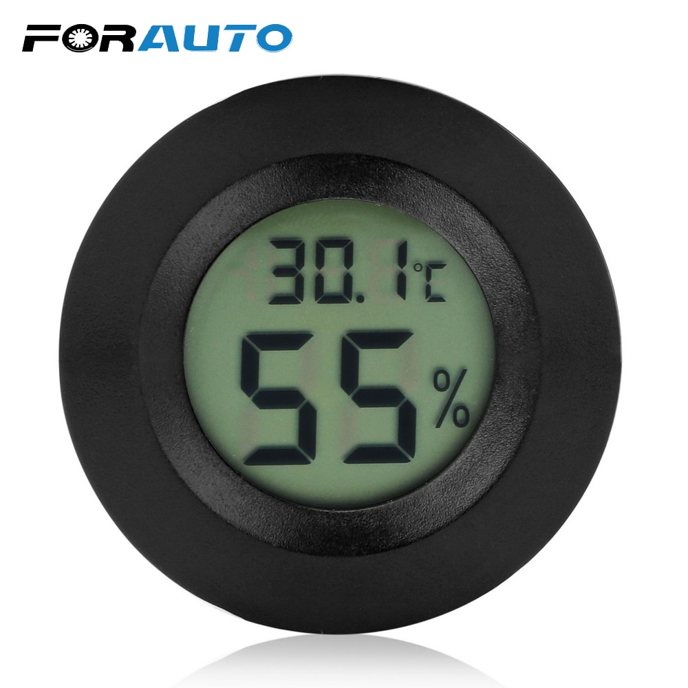 Forauto 2 In 1 Lcd Digitale Thermometer Hygrometer Auto Ornamenten Automobiles Dashboard Decor Interieur Accessoires Auto-Styling
