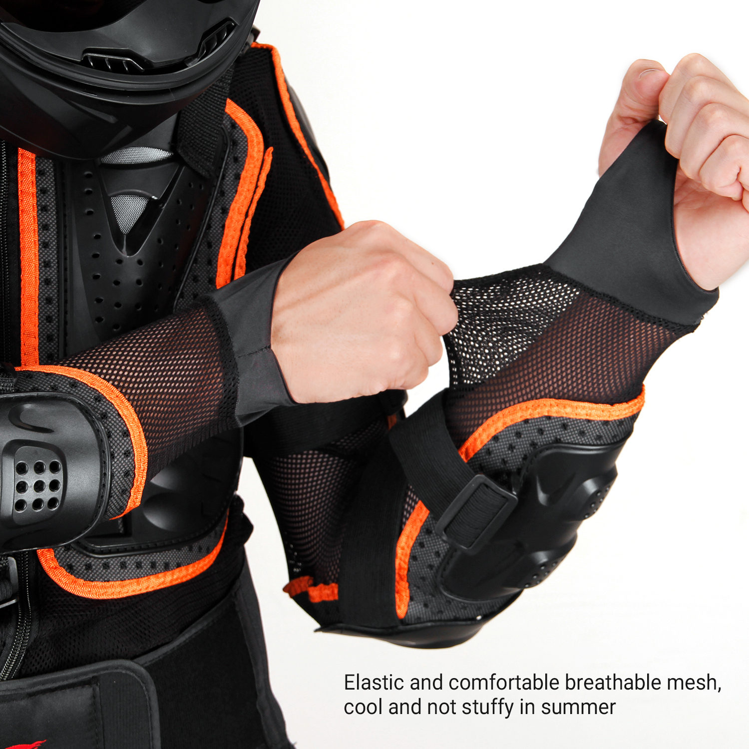 Neue Motorradjacken Herren Ganzkörperpanzer Schutzjacken Moto-Cross Enduro Rennen Moto Schutzausrügestochen Kleidung S-4XL