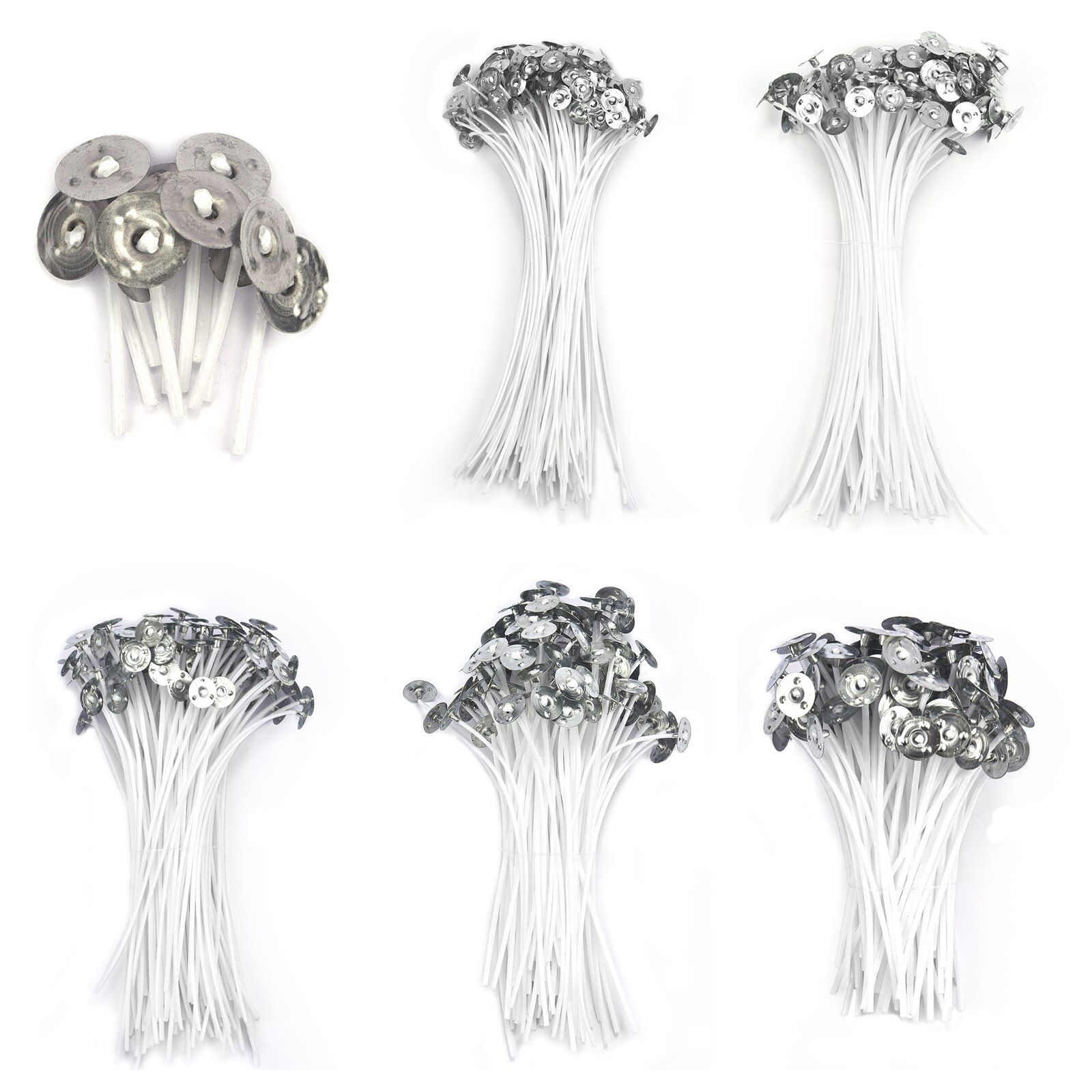 50Stck/100Stck Kerze Dochte Rauchfreien Wachs Reiner Baumwolle Kern Für DIY Kerze Machen Vorgewachste Dochte Party Liefert 2,5-20cm