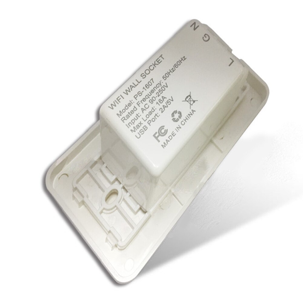 US Plug Smart Socket Home Divided Control Voice Wall Outlet WIFI Smart Socket Countdown 16A