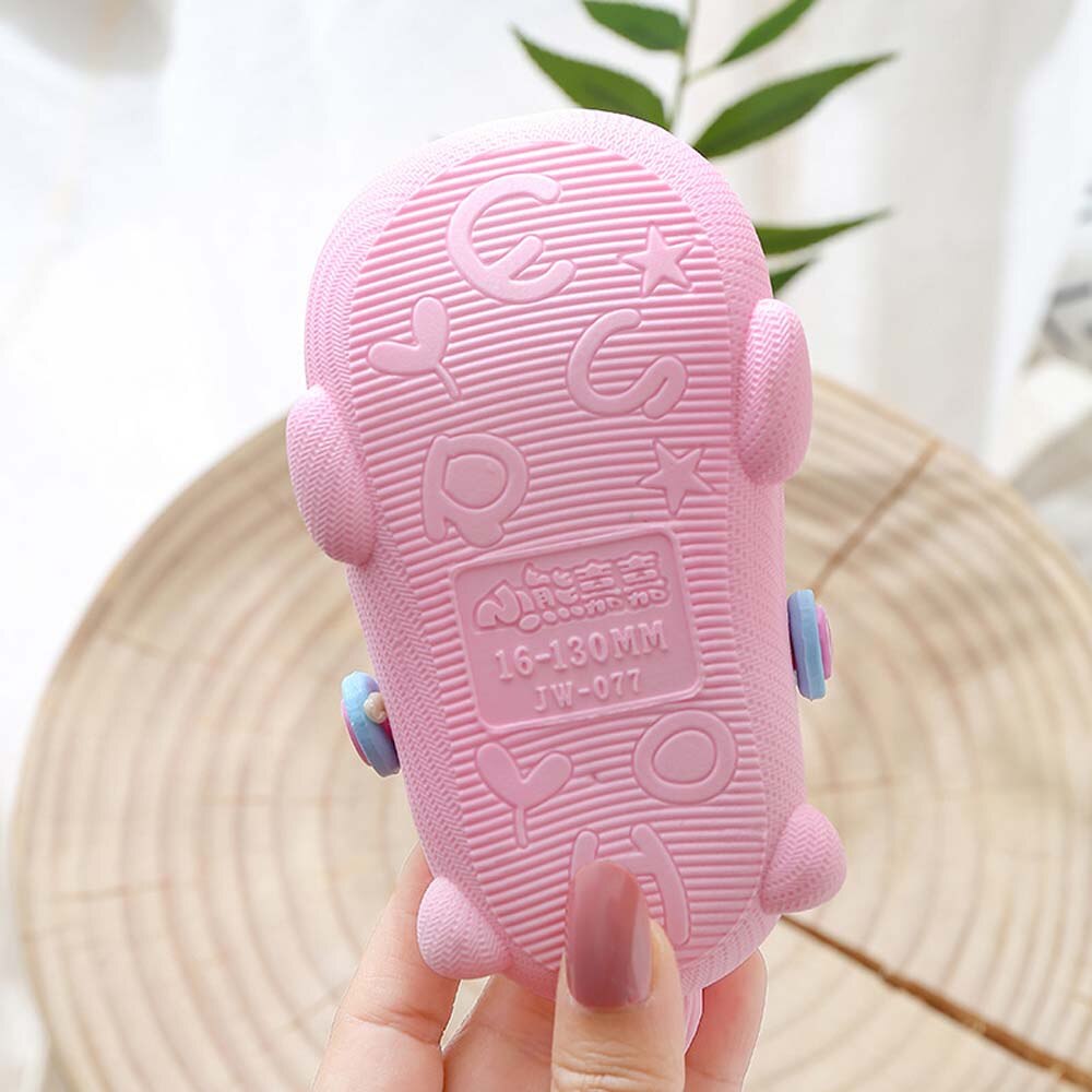 Barn trend søte tøfler sommer barn gutter sandaler tøfler jenter hull sko barn hull sko anti-skli sandaler