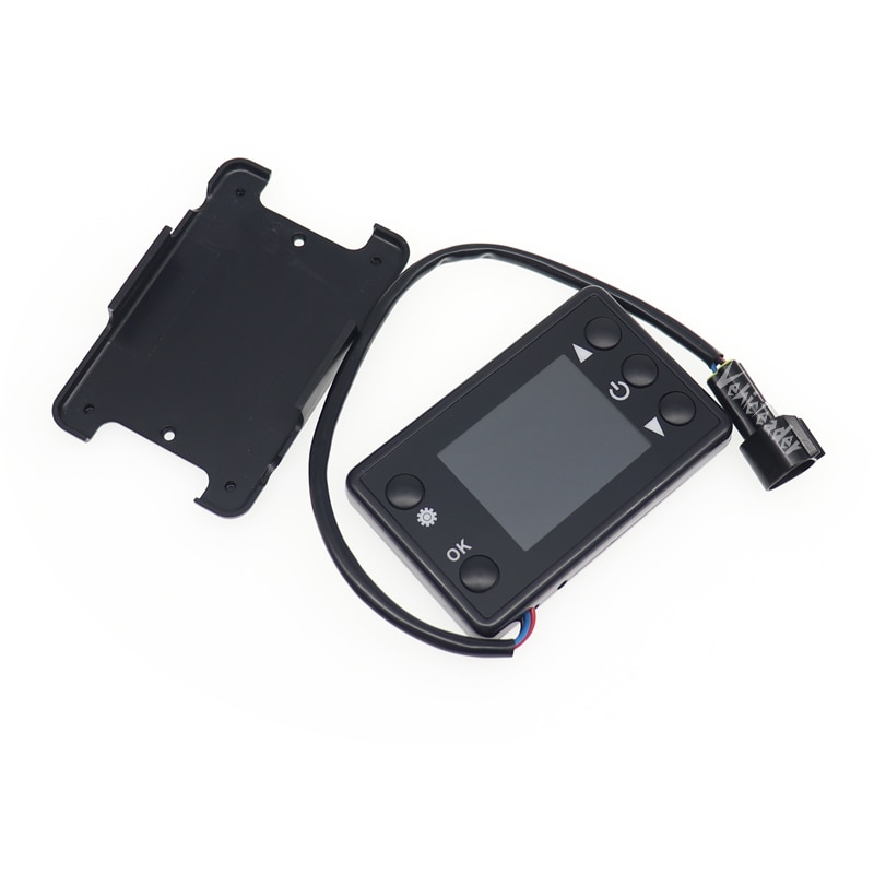 Calefacción estacionaria para motores diésel, calentador de aire de 12V/24V con interruptor de pantalla LCD y 4 botones, mando a distancia, Kit de Control