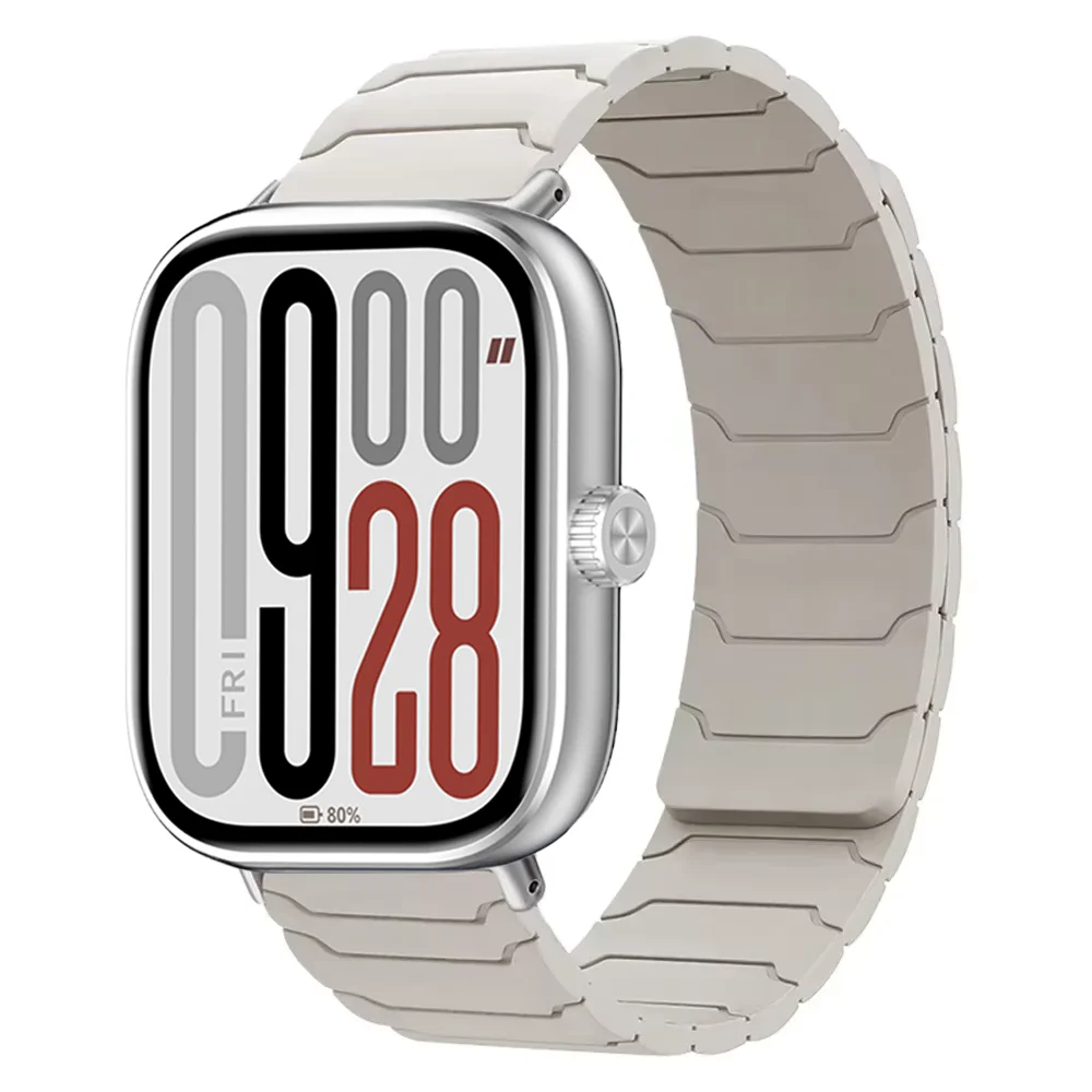 Bracelet en Silicone souple pour montre Redmi 5/4, magnétique, confortable, de remplacement, Xiaomi MiBand 9 Pro/8 Pro