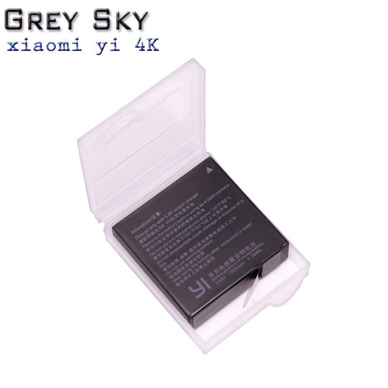 Batería de 1400mAh para Xiaomi Original Yi II Xiami yi 4k baterías + LED USB 3 ranuras cargador para Xiaoyi Yi Lite Cámara de Acción