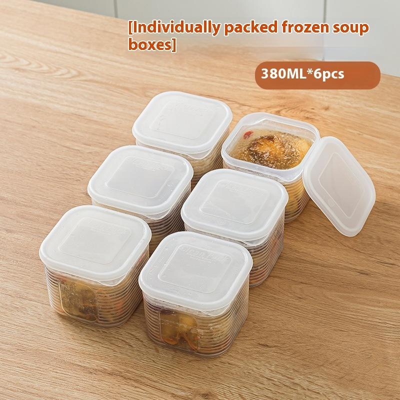 Food Storage Container Vegetable Fruit Fresh-keeping Box With Lid For Refrigerator Kitchen Spice Seasoning Storage Jar: Yellow