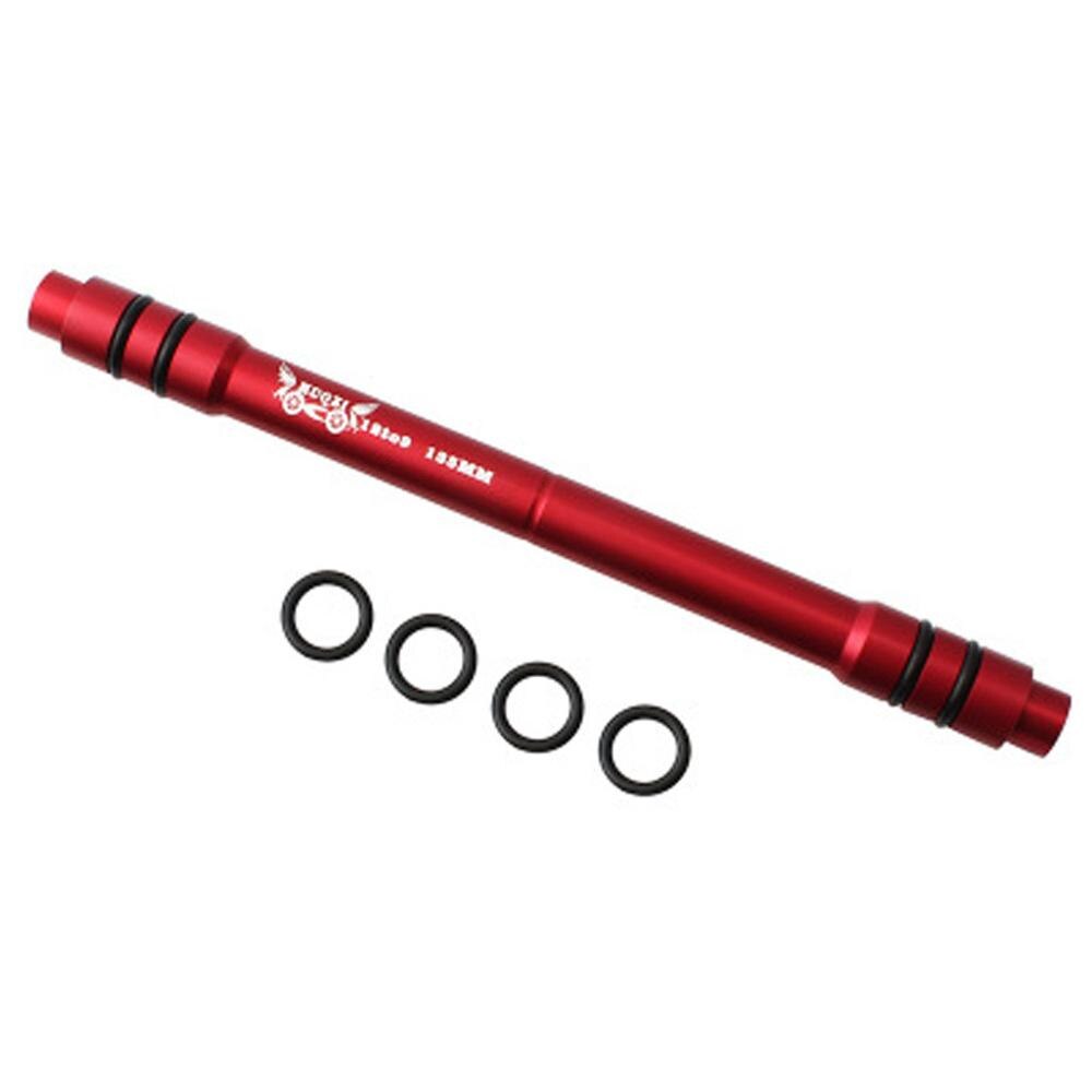 Cykelleje cykeltønde aksel nav konvertering aksel 12 omgange 9 aluminiumslegering quick release konvertering aksel w@