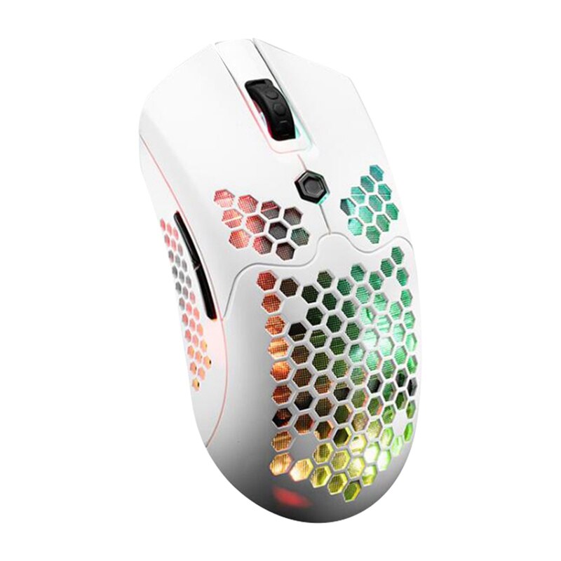 Ziyou Lang X2 Wireless Mouse Rgb Dual Mode Game Mechanical 2000Dpi Optical Sensor Lightweight Pc Notebook Mouse: White