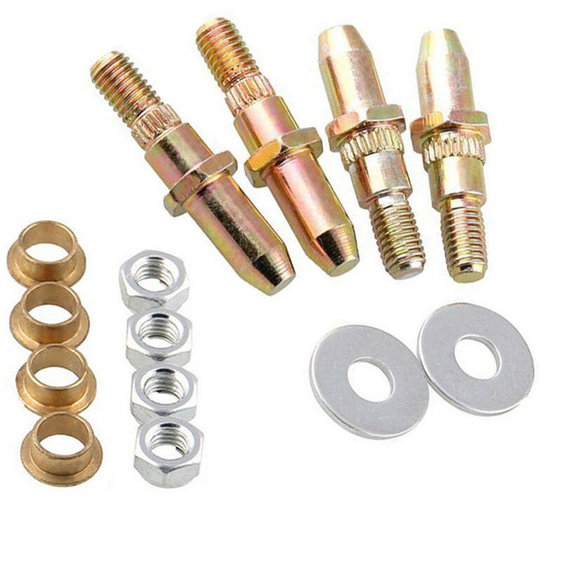Pins Car Door Bushings For Chevrolet Silverado 1500 Flat washers Locking nuts