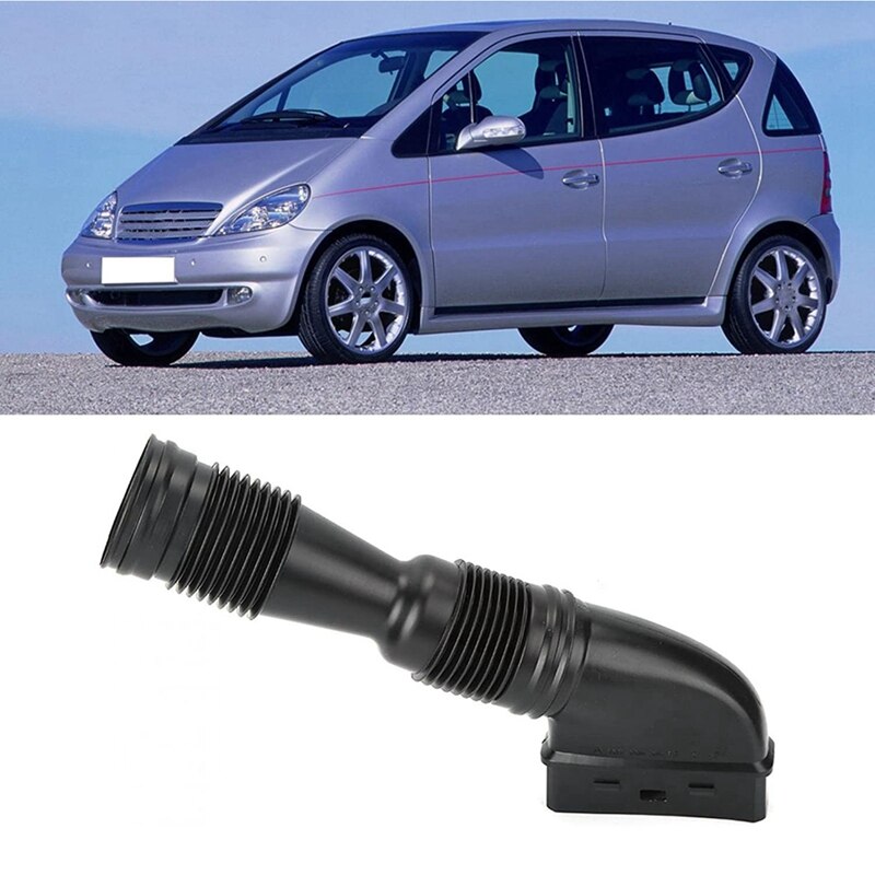 Black Air Intake Pressure Pipe Hose Air Intake Pipe Intake Manifold Tube for Mercedes Benz W168 A-Class 1660940487