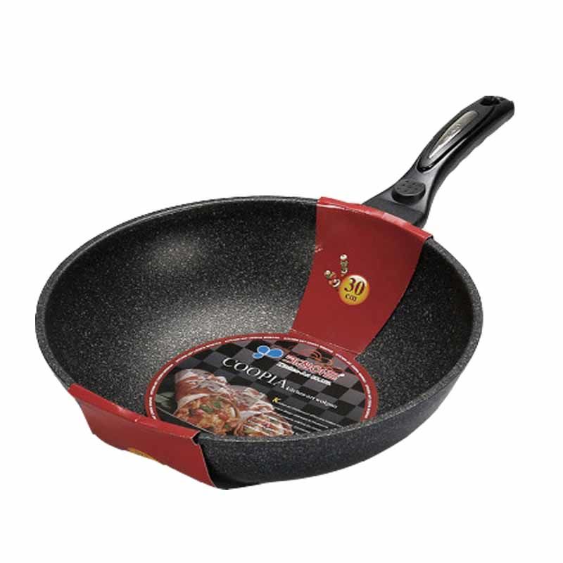 Non-stick pande 32cm røgfri boks wok gas komfur universal pande non stick pande gryder og pander sæt køkken gryde madlavning: 32cm