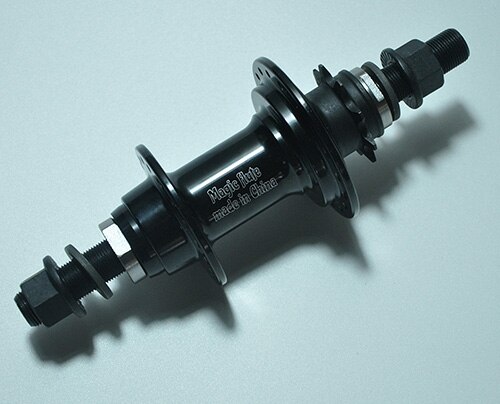 Magic BMX Hub Alloy Aluminum 5 Industrial Bearings 36 Holes 9T Performance Bike Hubs Bicycle Accesories: black rear only