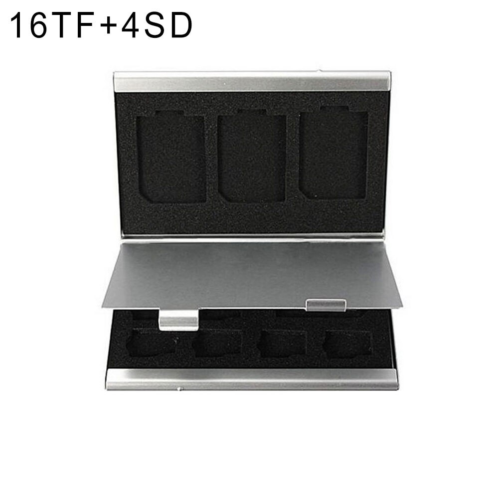 Metal Aluminum Micro SD TF MMC Memory Card Storage Box Protector Case Holder