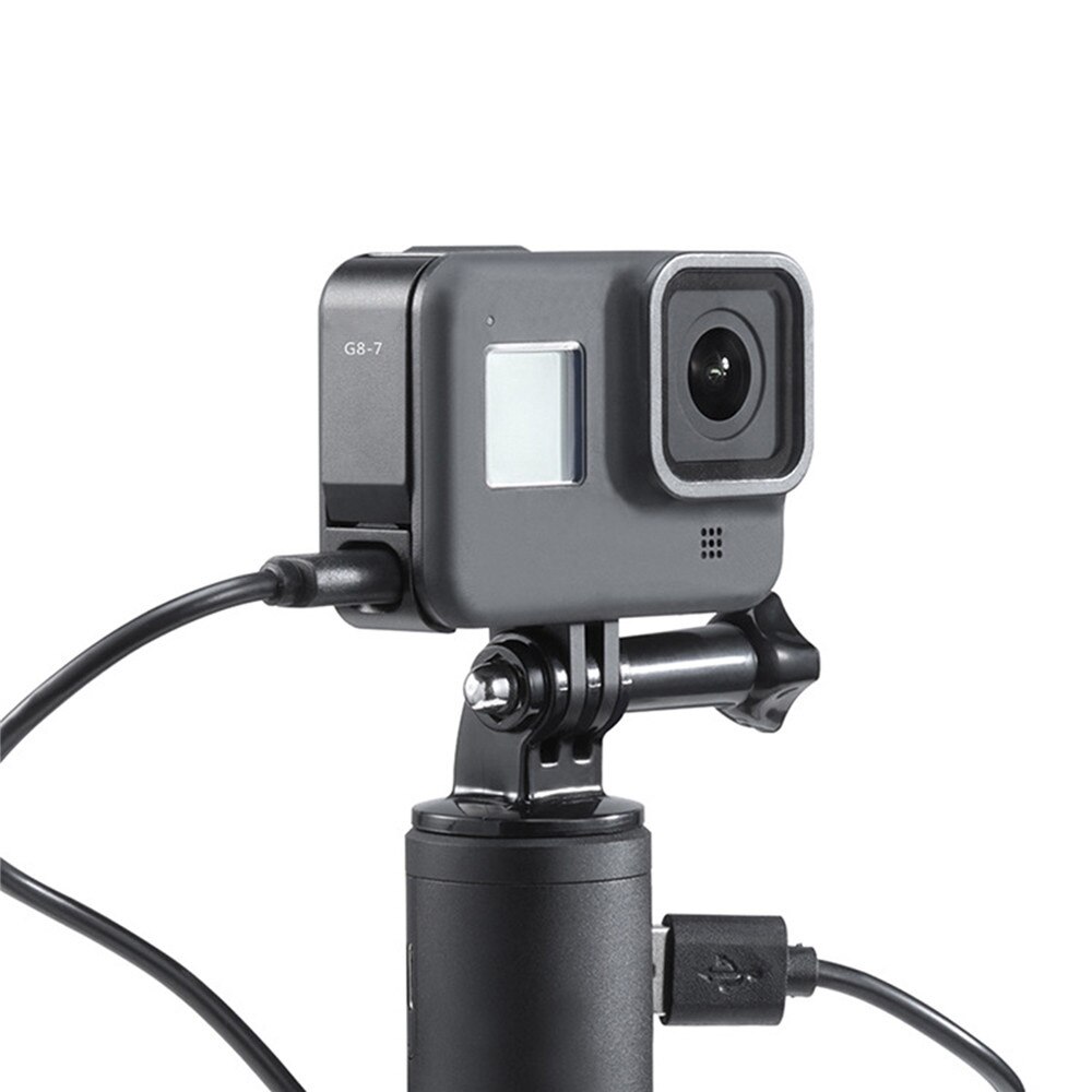 Tapa de batería recargable tapa para cierre de la batería G8-7 para GoPro Hero negro 8 Cámara deportiva extraíble tipo C puerto de carga cubierta del adaptador