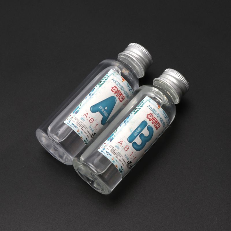 3 Ounce Quick Curing AB Resin 1:1 Kit Clear Hard Epoxy Resin For Jewelry Making 23GB