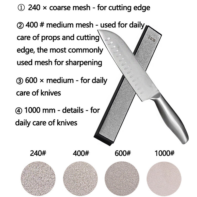 Double-sided knife sharpener sharpening stone fixed grinding stone diamond whetstone oil stone honing stones
