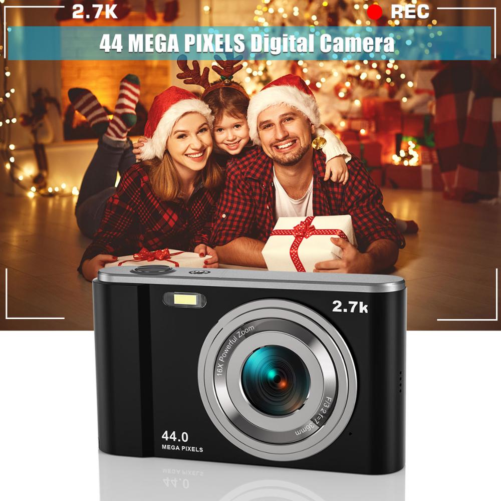 VideoSky DC32 2.88" TFT HD Mini Digital Camera 18MP 16x Zoom Video Camera Smile Capture Mini Camera Anti-Shake Digital Camcorder