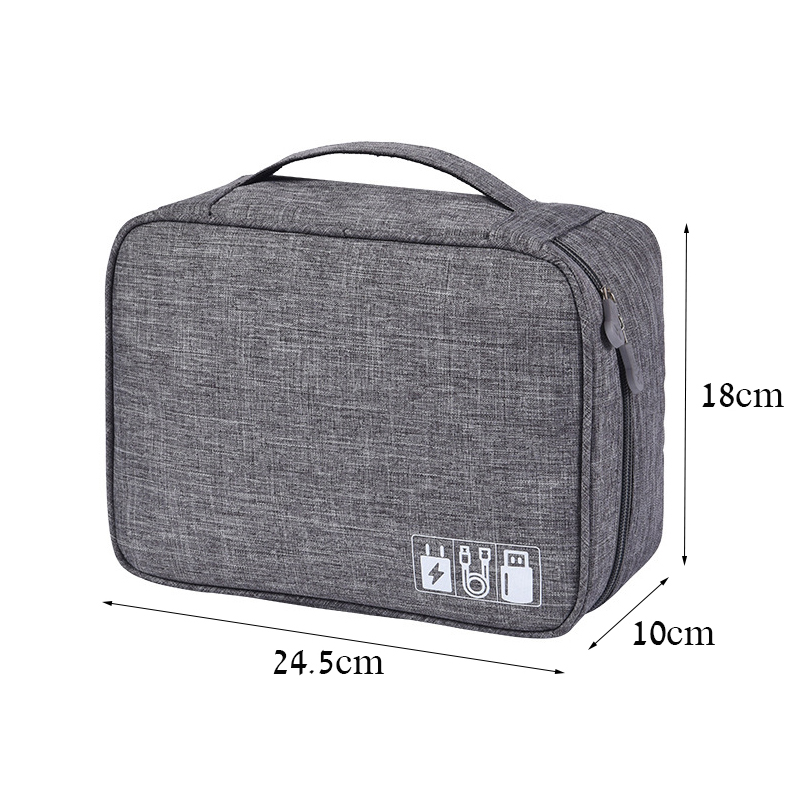 Portable accessoires électroniques sac de voyage hommes femmes grande capacité organisateur de voyage pour ligne de Date USB câble appareil numérique sac