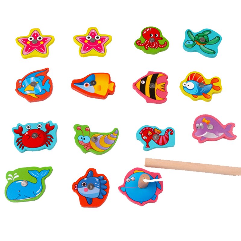 1 Ijzeren Doos Baby Kids Grappige Vissen Speelgoed Ouder-kind Interactief Magnetische Vissen Speelgoed Vroege Onderwijs Congnition Game Speelgoed