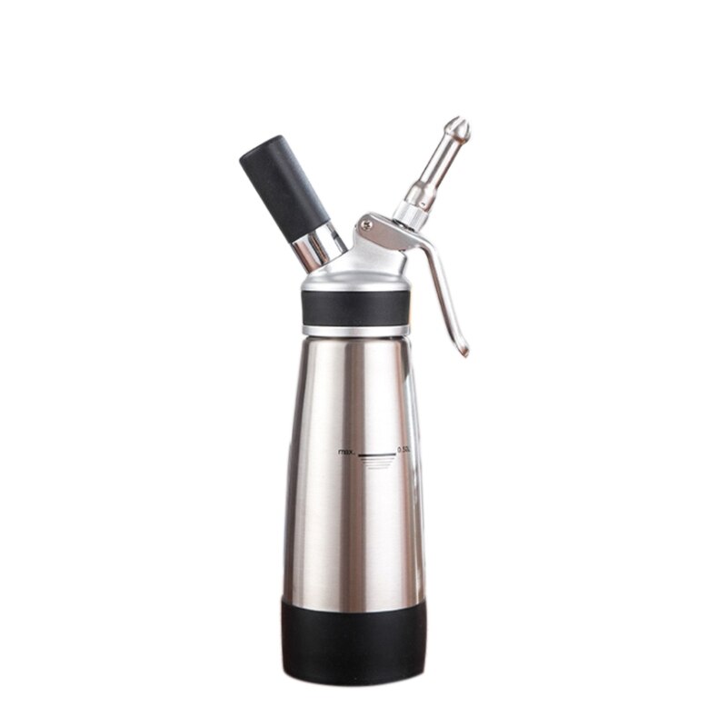 500ML Whipped Dessert Tools Cream Dispenser Stainless Steel Durable Cream Dessert Tools Cream Foamer for Kitchen