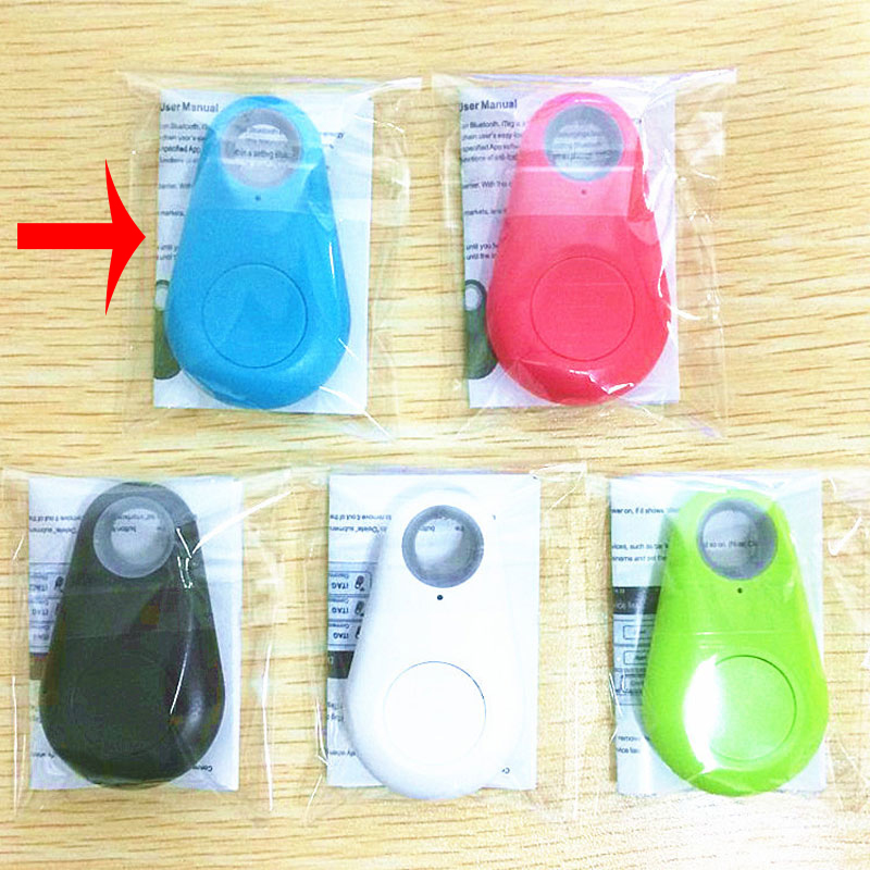 Mini Clever-Tracer GPS Lokalisierer Alarm Brieftasche Finder Schlüssel Keychain Haustier Hund Tracker Art Carphon telefon Anti Verloren Erinnern: Blau