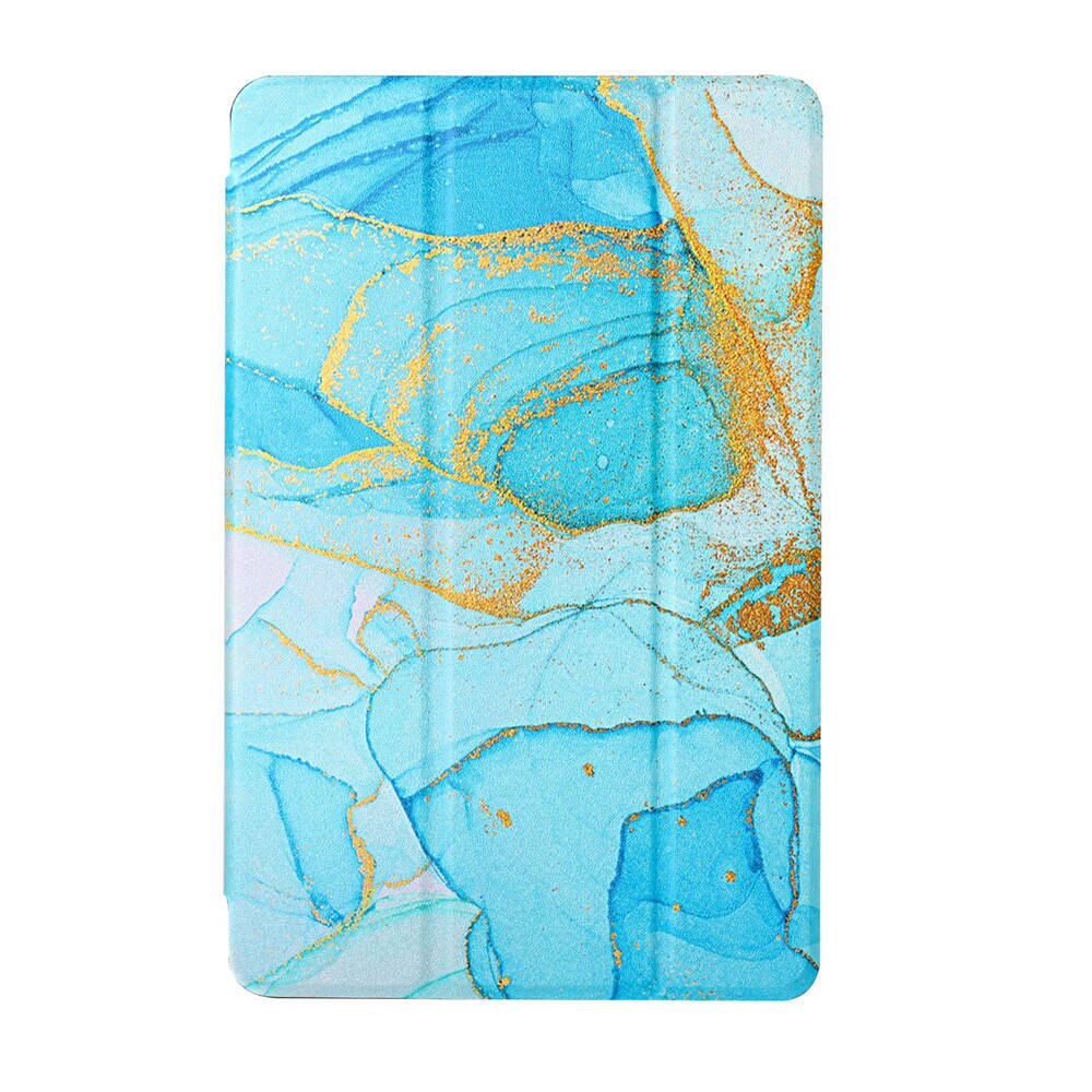 Silk Pattern Tri-Fold Case For Lenovo Tab M8 TB8505F FHD 8705F 8.0 Stand Cover Single Bottom Tablet Case + PenFilm: DLSJSL